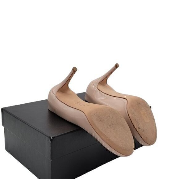 GUISEPPE ZANOTTI NUDE LEATHER PUMPS - Picture 5 of 8